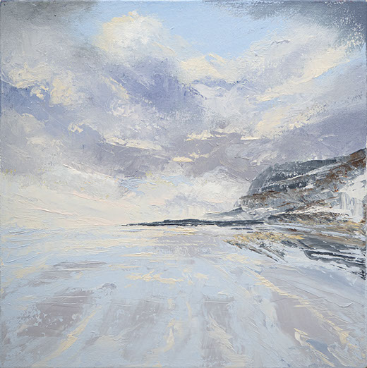 "Winter Light" Original oil painting by Huldrick.